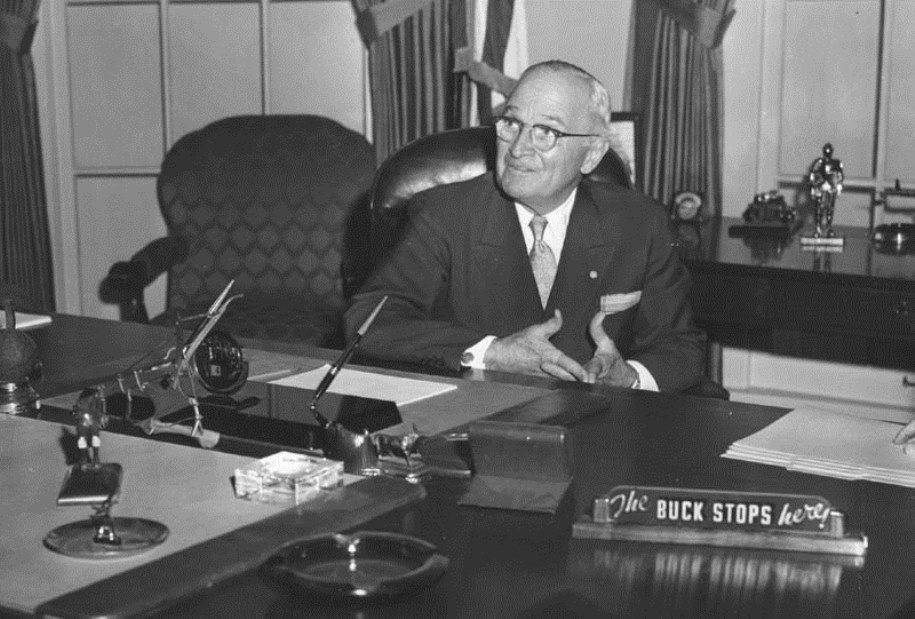 the buck stops here truman